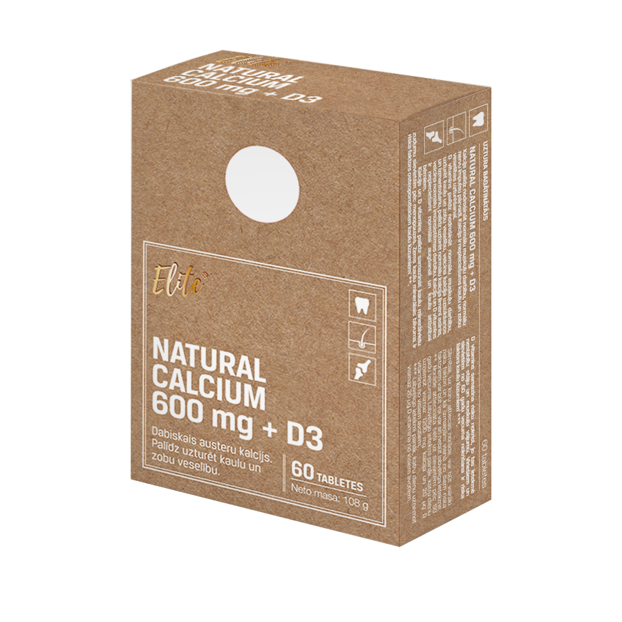 ELITE® NATURAL CALCIUM 600 mg + D3